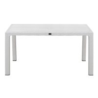 Τραπέζι πολυπροπυλενίου Kalan Megapap χρώμα λευκό 150x90x75εκ.