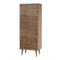 GP052-00013-3 Παπουτσοθήκη - ντουλάπι Soho Megapap χρώμα sonoma 50x38x135εκ.