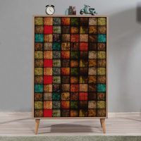 Παπουτσοθήκη - ντουλάπι Soho Megapap χρώμα sonoma 80x36x127εκ.