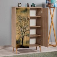 GP052-00044-1 Παπουτσοθήκη - ντουλάπι Soho Megapap χρώμα sonoma 80x36x127εκ.