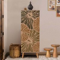 GP052-00072-2 Παπουτσοθήκη - ντουλάπι Soho Megapap χρώμα sonoma 50x38x135εκ.