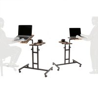 Τραπεζάκι βοηθητικό - laptop Frenk Megapap πολυμορφικό χρώμα atlantic pine 67x45,5x62/87εκ.