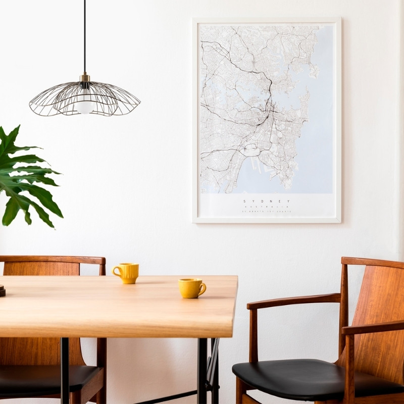 Φωτιστικό οροφής Farac Megapap E27 μεταλλικό μονόφωτο χρώμα χρυσό vintage Ø50x31/111εκ.