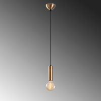 Φωτιστικό οροφής Lizy Megapap E27 μεταλλικό μονόφωτο χρώμα χρυσό vintage Ø4x111εκ.