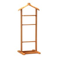 GP052-02073-2 Επιδαπέδια κρεμάστρα Beta Megapap ξύλινη χρώμα φυσικό 48x35x120εκ.