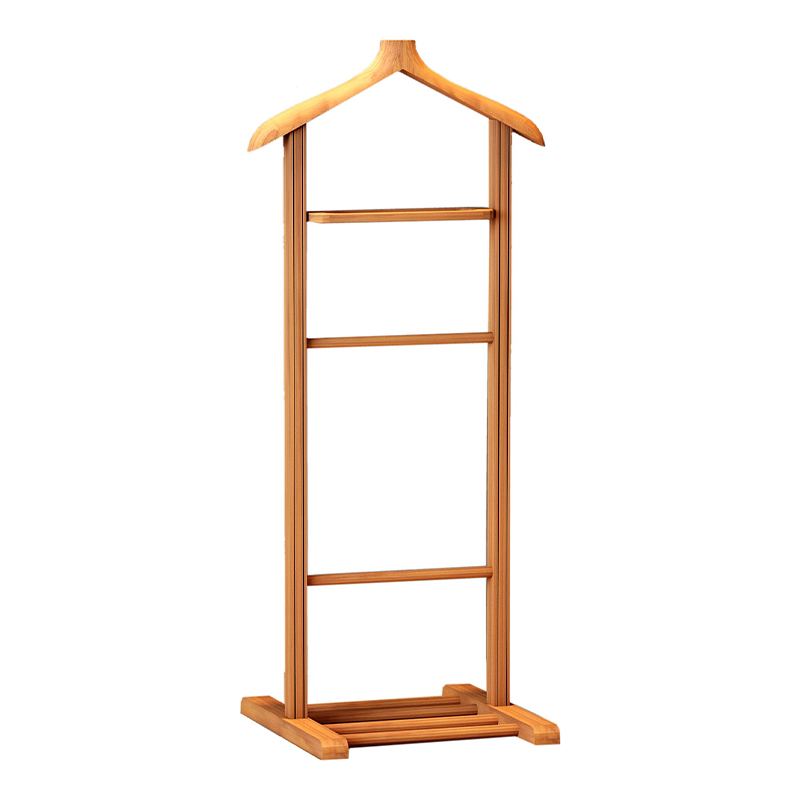 GP052-02073-2 Επιδαπέδια κρεμάστρα Beta Megapap ξύλινη χρώμα φυσικό 48x35x120εκ.