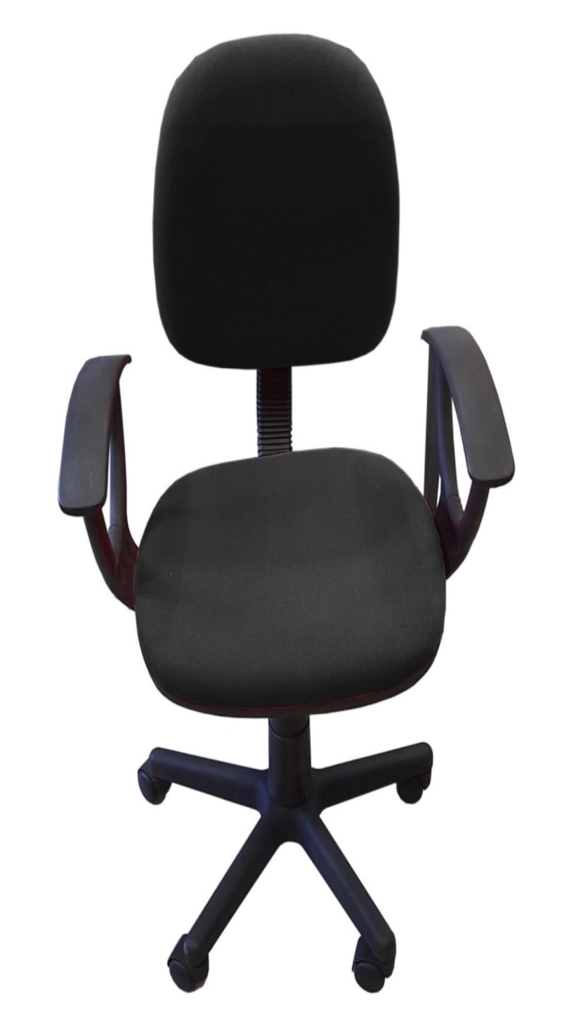 VELCO Pro Systems ΚΑΡΕΚΛΑ ΓΡΑΦΕΙΟΥ ΠΑΙΔΙΚΗ ΜΑΥΡΗ ΜΕ ΜΠΡΑΤΣΑ -ΔΙΑΣΤΑΣΕΙΣ: 57x47x81/92cm