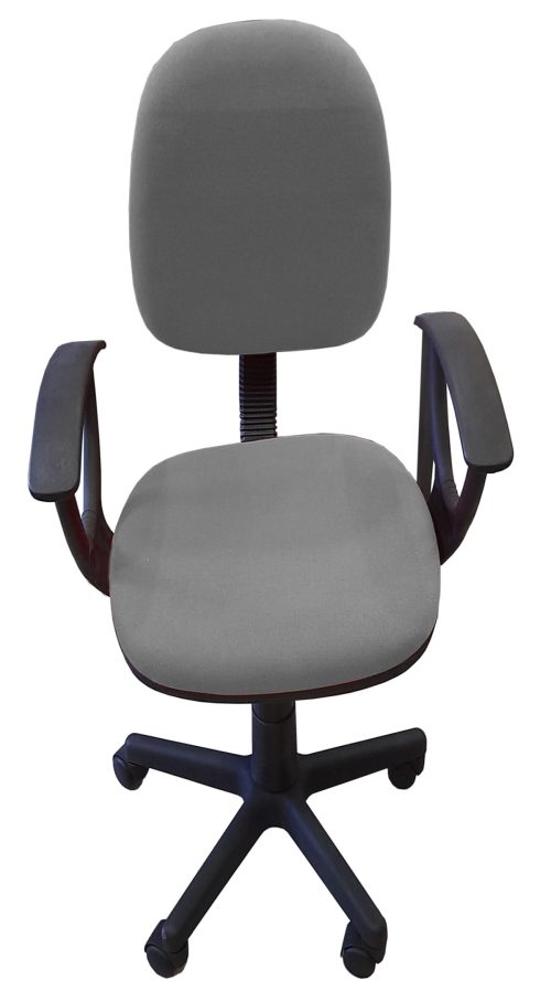 K04767-3-NEW-GRAY VELCO Pro Systems ΚΑΡΕΚΛΑ ΓΡΑΦΕΙΟΥ ΠΑΙΔΙΚΗ ΓΚΡΙ ΜΕ ΜΠΡΑΤΣΑ -ΔΙΑΣΤΑΣΕΙΣ: 57x47x81/92cm