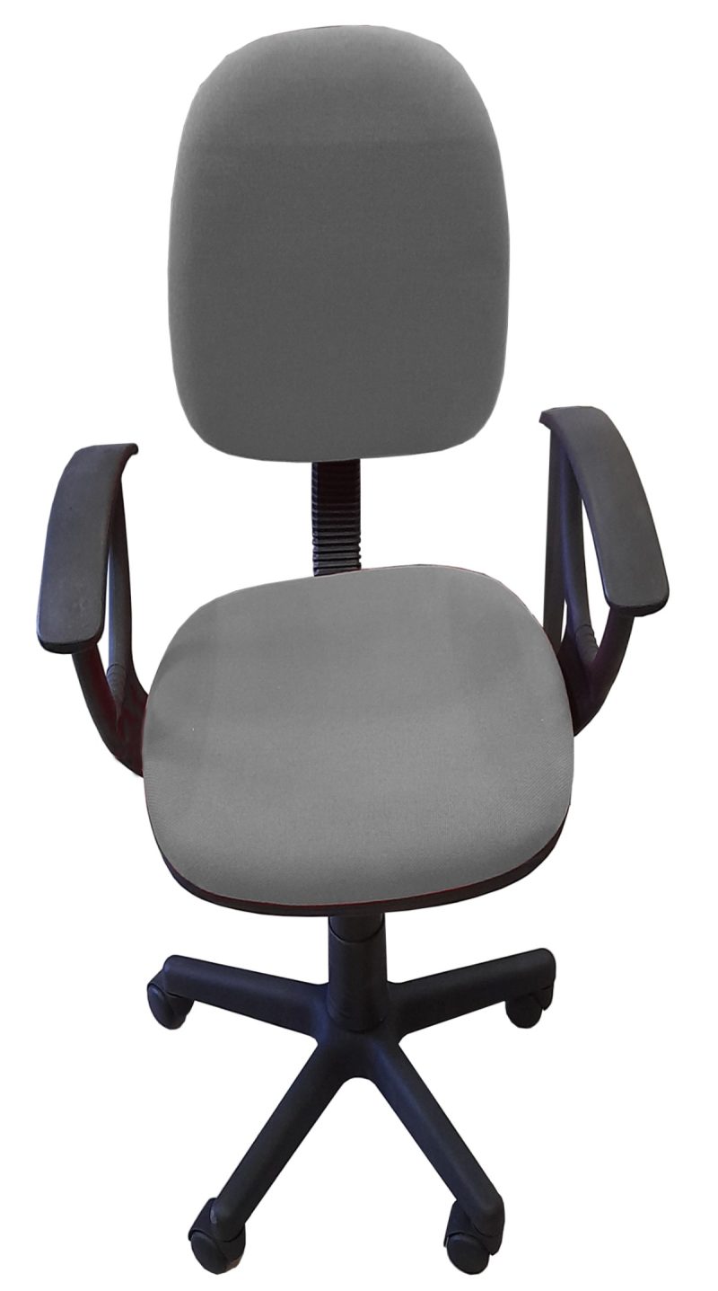 VELCO Pro Systems ΚΑΡΕΚΛΑ ΓΡΑΦΕΙΟΥ ΠΑΙΔΙΚΗ ΓΚΡΙ  ΜΕ ΜΠΡΑΤΣΑ -ΔΙΑΣΤΑΣΕΙΣ: 57x47x81/92cm