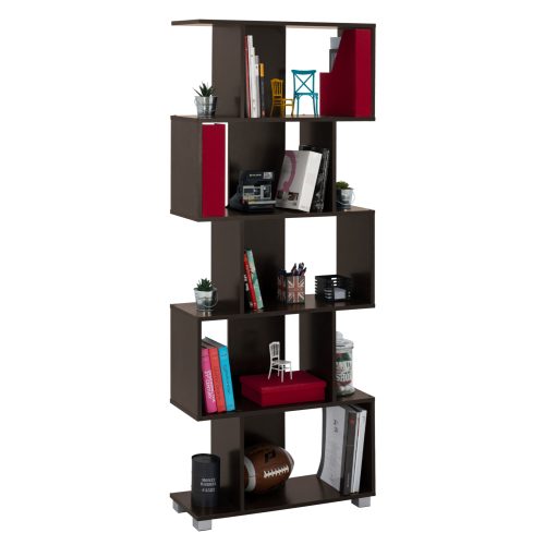 bibliothiki-melaminis-fb9238501-begge-70 ΒΙΒΛΙΟΘΗΚΗ ΜΕΛΑΜΙΝΗΣ EZIR HM2385.01 ΒΕΓΓΕ 70x25x177Υ εκ.