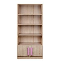 bibliothiki-playroom-sonama-roz-hm101460-1 ΒΙΒΛΙΟΘΗΚΗ PLAYROOM SONAMA-ΡΟΖ HM10146.03 80X35X180εκ.