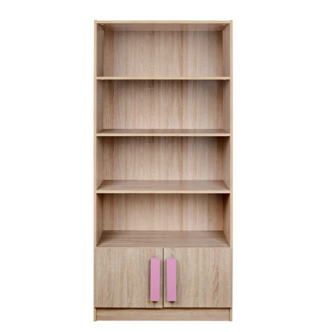 bibliothiki-playroom-sonama-roz-hm101460-1 ΒΙΒΛΙΟΘΗΚΗ PLAYROOM SONAMA-ΡΟΖ HM10146.03 80X35X180εκ.