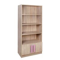 bibliothiki-playroom-sonama-roz-hm101460 ΒΙΒΛΙΟΘΗΚΗ PLAYROOM SONAMA-ΡΟΖ HM10146.03 80X35X180εκ.