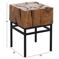 boithitiko-trapezaki-fb99353-apo-masif-x-1 ΒΟΗΘΗΤΙΚΟ ΤΡΑΠΕΖΑΚΙ PIEN HM9353 ΑΠΟ ΜΑΣΙΦ ΞΥΛΟ ΤEAK ΦΥΣΙΚΟ 38X38X55Y ΕΚ.