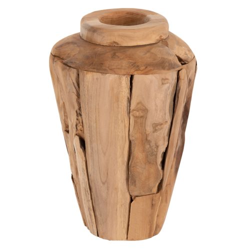 diakosmitiko-bazo-fb97918-apo-kommatia-a ΔΙΑΚΟΣΜΗΤΙΚΟ ΒΑΖΟ ZENIA HM7918 ΑΠΟ ΚΟΜΜΑΤΙΑ ΑΝΑΚΥΚΛΩΜΕΝΟΥ ΞΥΛΟΥ TEAK ΣΕ ΦΥΣΙΚΟ Φ20x40Yεκ.