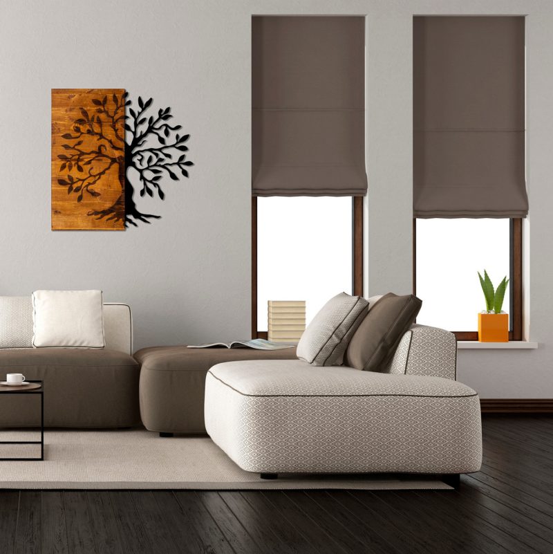 diakosmitiko-toichoy-xylino-me-metalliko-18 ΔΙΑΚΟΣΜΗΤΙΚΟ ΤΟΙΧΟΥ ΞΥΛΙΝΟ ΜΕ ΜΕΤΑΛΛΙΚO ΔΕΝΤΡΟ 58Χ58 HM7220