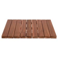 ΕΠΙΦΑΝΕΙΑ ΤΡΑΠΕΖΙΟΥ ΞΥΛΟ TEAK-ΦΥΣΙΚΟ ΤΕΤΡΑΓΩΝΗ HM6139 ΜΑΣΙΦ 80x80x4(πάχος)εκ.