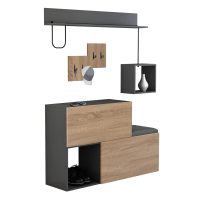 epiplo-eisodoy-fb9895711-melamini-se-son ΕΠΙΠΛΟ ΕΙΣΟΔΟΥ CERB HM8957.11 ΜΕΛΑΜΙΝΗ ΣΕ SONAMA-ΓΚΡΙ 120x20x72Υ εκ.