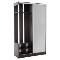 epiplo-eisodoy-me-syromeni-ntoylapa-k-ka ΕΠΙΠΛΟ ΕΙΣΟΔΟΥ ΜΕ ΣΥΡΟΜΕΝΗ ΝΤΟΥΛΑΠΑ Κ ΚΑΘΡΕΦΤΗ DULCE WENGE HM2424.02 118X45X210Yεκ.