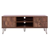 ΕΠΙΠΛΟ TV PHILIPPA HM8674 ΣΕ ΚΑΡΥΔΙ ΑΠΟΧΡΩΣΗ ΜΕ ΧΡΥΣΟ 130x39,5x51Y εκ.