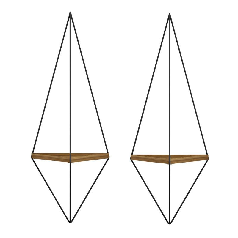 epitoichio-rafi-set-2tmch-fb9892511-mela-2 ΕΠΙΤΟΙΧΙΟ ΡΑΦΙ ΣΕΤ 2ΤΜΧ CANNARD HM8925.11 ΜΕΛΑΜΙΝΗ ΦΥΣΙΚΟ-ΜΕΤΑΛΛΟ ΜΑΥΡΟ 23x15x60Υεκ