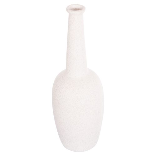 ΕΠΙΤΡΑΠΕΖΙΟ ΚΕΡΑΜΙΚΟ ΔΙΑΚΟΣΜΗΤΙΚΟ ELENDIL HM4592.01 ΥΠΟΛΕΥΚΟ ΚΡΥΣΤΑΛΛΙΚΟ Φ10x30Υ εκ