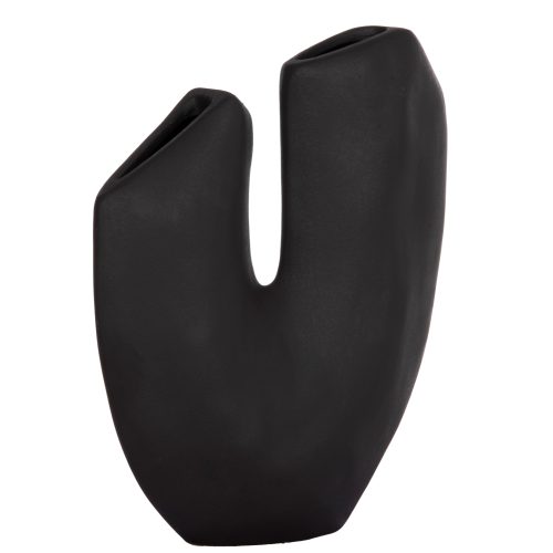 ΕΠΙΤΡΑΠΕΖΙΟ ΚΕΡΑΜΙΚΟ ΔΙΑΚΟΣΜΗΤΙΚΟ ARKEN HM4618.02 ΜΑΥΡΟ ΜΑΤ 29x8x37Υεκ