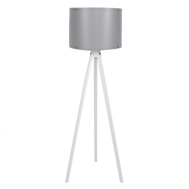 ΦΩΤΙΣΤΙΚΟ ΔΑΠΕΔΟΥ ΞΥΛΙΝΟ CAGNEY ΛΕΥΚΟ ΜΕ ΓΚΡΙ ΚΑΠΕΛΟ HM7272.06 Φ38x145 εκ.