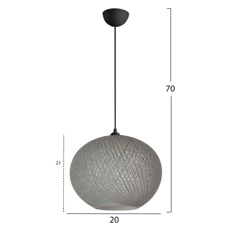 fotistiko-orofis-esoterikoy-choroy-gkri-1 ΦΩΤΙΣΤΙΚΟ ΟΡΟΦΗΣ ΕΣΩΤΕΡΙΚΟΥ ΧΩΡΟΥ ΓΚΡΙ Φ20Χ70Υεκ. HM7626.01