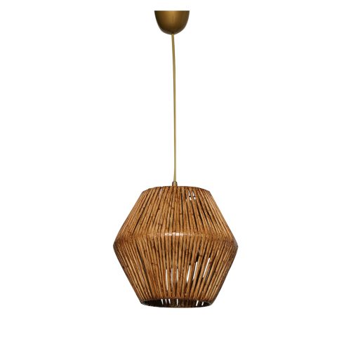 fotistiko-orofis-esoterikoy-choroy-krema ΦΩΤΙΣΤΙΚΟ ΟΡΟΦΗΣ ΕΣΩΤΕΡΙΚΟΥ ΧΩΡΟΥ ΚΡΕΜΑΣΤΟ HM7362 ΑΠΟ ΜΕΤΑΛΛΟ ΚΑΙ BAMBOO ΚΑΡΥΔΙ 25x25x55Υ εκ.