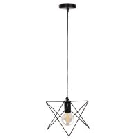 fotistiko-orofis-kremasto-fb94075-mayro- ΦΩΤΙΣΤΙΚΟ ΟΡΟΦΗΣ ΚΡΕΜΑΣΤΟ HM4075 ΜΑΥΡΟ ΜΕΤΑΛΛΙΚΟ ΚΑΠΕΛΟ 18x17x120Υεκ.