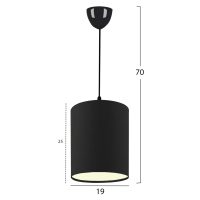 ΦΩΤΙΣΤΙΚΟ ΟΡΟΦΗΣ ΜΑΥΡΟ HM7623.02