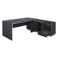 ΓΡΑΦΕΙΟ ΕΠΑΓΓΕΛΜΑΤΙΚΟ ΔΕΞΙΑ ΓΩΝΙΑ ROSEWOOD HM2112R 200X160X76Υ εκ.