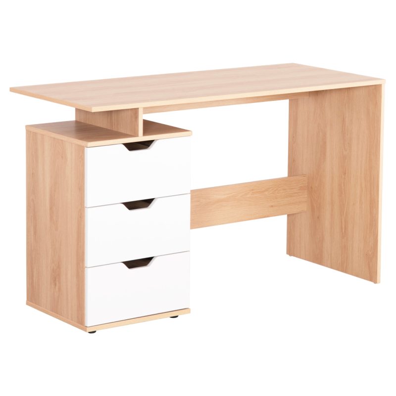 ΓΡΑΦΕΙΟ ΜΕ ΣΥΡΤΑΡΙΑ COLT HM18291 ΜΕΛΑΜΙΝΗ ΣΕ ΛΕΥΚΟ-SONAMA 120x53x75Υεκ.