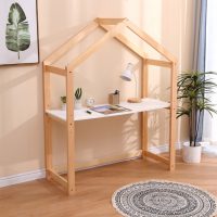 ΓΡΑΦΕΙΟ ΠΑΙΔΙΚΟ PEPE HM2498.03 ΞΥΛΟ ΠΕΥΚΟΥ ΣΕ ΦΥΣΙΚΟ-ΜΕΛΑΜΙΝΗ 120x44x152Υεκ