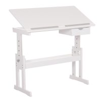 ΓΡΑΦΕΙΟ/ΣΧΕΔΙΑΣΤΗΡΙΟ ASCENT HM18289 MDF ΣΕ ΛΕΥΚΟ 109x55x87,5Υεκ