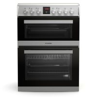 Κουζίνα Hyundai HCV22-70L60N-DUAL/X με 2 φούρνους (61L + 37L), κεραμικές εστίες, οθόνη αφής προγραμματισμού και ενεργειακή κλάση Α