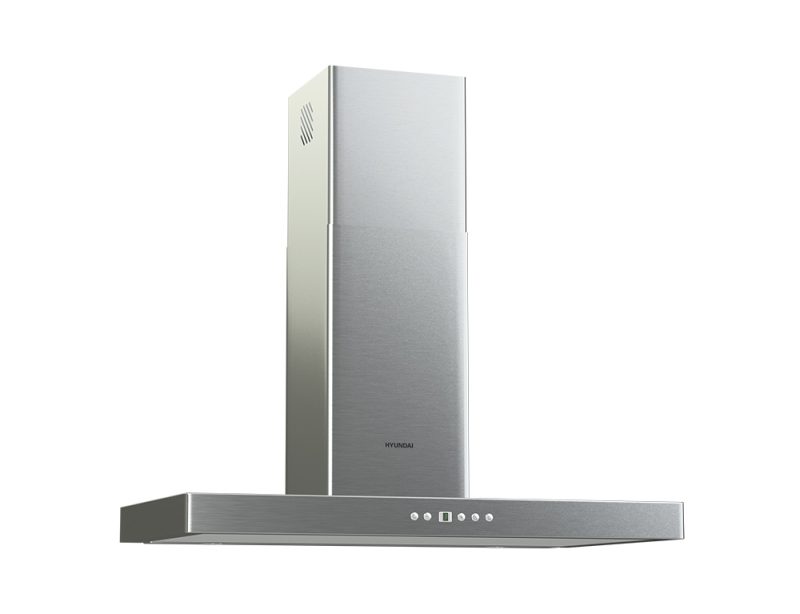 Απορροφητήρας Hyundai HHD21-T3790EL/X με πλάτος 90cm και απορροφητική ισχύ 520 m³/h - Inox