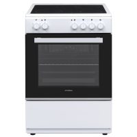 Κουζίνα Hyundai HCVC24V-7260VS/W με κεραμικές εστίες, χωρητικότητα φούρνου 69L, 5 λειτουργίες ψησίματος και ενεργειακή κλάση Α