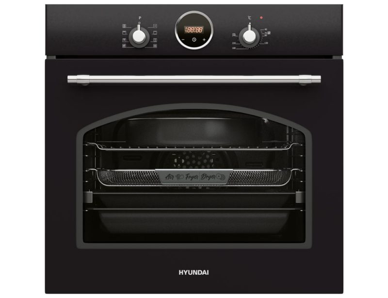 Εντοιχιζόμενος φούρνος Hyundai HBIOR24S-60AN με χωρητικότητα 60L και ενεργειακή κλάση Α