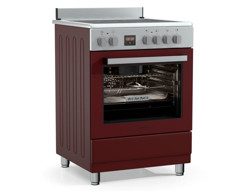 Κουζίνα Hyundai HCVR24S-6060V/G με 6 κεραμικές Ζώνες, χωρητικότητα φούρνου 60L, μηχανισμό σούβλας και ενεργειακή κλάση Α