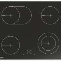 Εντοιχιζόμενες Κεραμικές εστίες Hyundai HBIH24S-06VX με πλάτος 60cm και 6 ζώνες μαγειρέματος