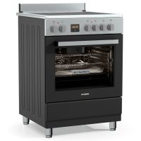 Κουζίνα Hyundai HCVR24S-6060V/AN με 6 κεραμικές Ζώνες, χωρητικότητα φούρνου 60L, μηχανισμό σούβλας και ενεργειακή κλάση Α