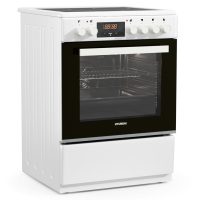 Κουζίνα Hyundai HCVC24V-7260V/W με κεραμικές εστίες, χωρητικότητα φούρνου 69L, 5 λειτουργίες ψησίματος και ενεργειακή κλάση Α