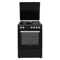 Κουζίνα Hyundai HCMU24V-7260E/BL με ηλεκτρικό φούρνο, εμαγιέ εστίες, χωρητικότητα φούρνου 69L, 5 λειτουργίες ψησίματος και ενεργειακή κλάση Α