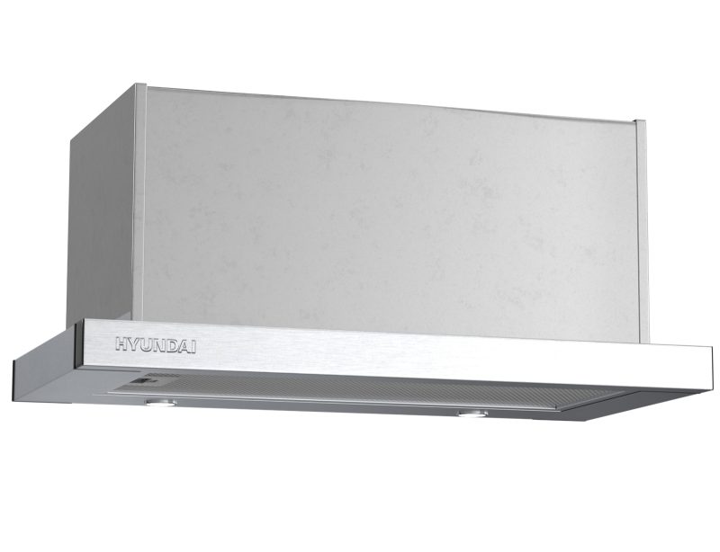 Απορροφητήρας Hyundai HHD24-TL9061X/T με πλάτος 60cm και απορροφητική ισχύ 650 m³/h - Inox