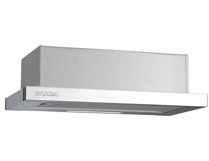 Απορροφητήρας Hyundai HHD24-TL7061X με πλάτος 60cm και απορροφητική ισχύ 450 m³/h - Inox