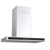 Απορροφητήρας Hyundai HHD24-T9661B/GL με πλάτος 60cm και απορροφητική ισχύ 650 m³/h - Inox Frame & Black Glass Panel