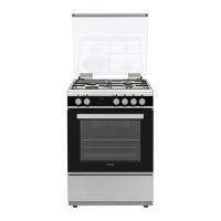 image_returner Κουζίνα Hyundai HCGC25V-72631E/X Silver με πολυλειτουργικό φούρνο, μικτές εστίες, χωρητικότητα φούρνου 65 λίτρα, 9 λειτουργίες ψησίματος, οθόνη προγραμματισμού και ενεργειακή κλάση Α