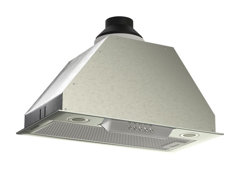 Εντοιχιζόμενος απορροφητήρας Hyundai HHD22-GD5260X με πλάτος 52cm και απορροφητική ισχύ 550 m³/h - Inox